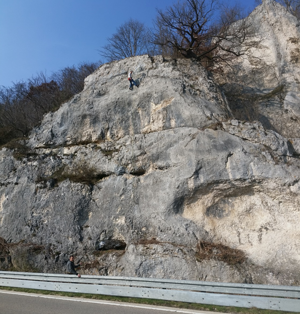 Kleine Wand mit „kleine Wand links und dem Wärzlesweg“